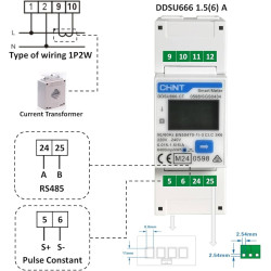 SAJ Chint DDSU666-CT 100A smart meter kit