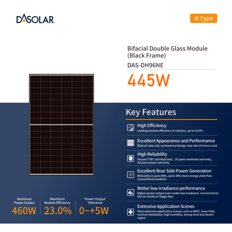 DAS Solar DH96NE-445