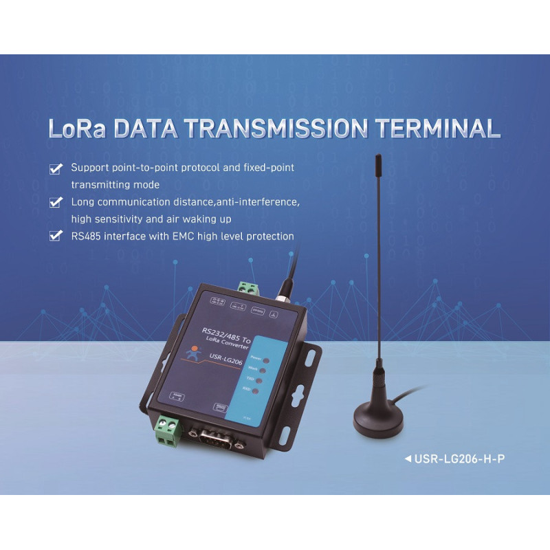 USR-LG206-P  Point to Point LoRa Modem