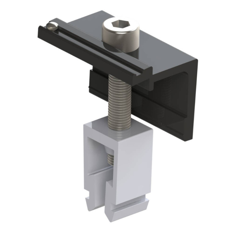 Alumero krajnja stez. 30-42mm sa sondom za uzemljenje, crna